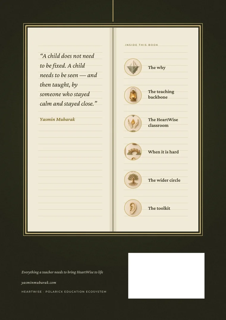 Back cover of The HeartWise Teacher Guidebook