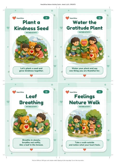 Preview of Nature Activity Cards (24)